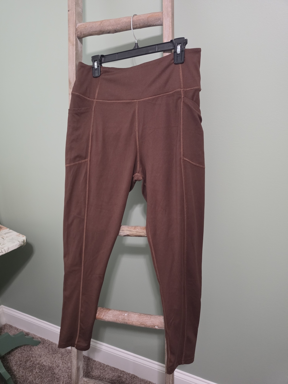 Victoria's Secret Brown High-Waist Active Leggings